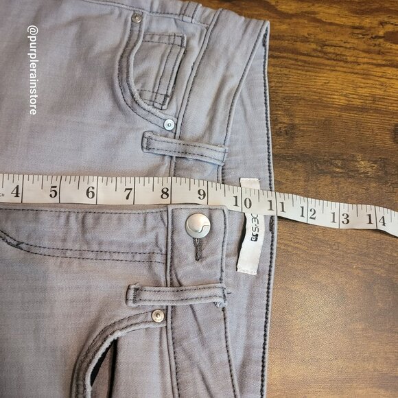 Joes Jeans Size 26 Skinny Mid Rise Gray Wash Stretch Denim Raw Hem - Picture 8 of 12